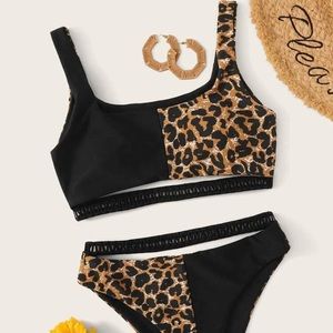 leopard bikini set.